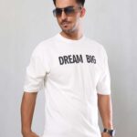 تیشرت مچینست طرح DREAM BIG - فروشگاه کیو آر کالکشن - تیشرت