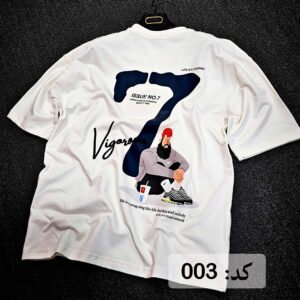 تیشرت چاپی دو نخ مردانه طرح 7