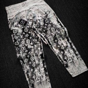 شلوار مام فیت مردانه کاستوم طرح لویی ویتون کد 20126