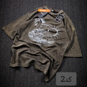 تیشرت دو نخ سنگشور مردانه طرح کوروش کالکشن جدید کد 40103