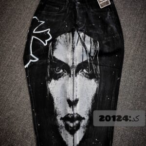 شلوار مام فیت مردانه کاستوم  طرح چهره کد 20124