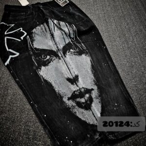 شلوار مام فیت مردانه کاستوم  طرح چهره کد 20124